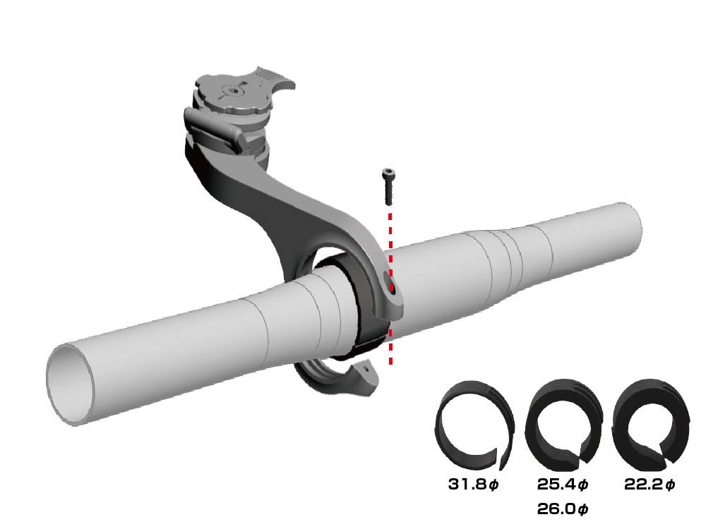 [RecMount Plus] City Bike Mount [R+Bar] "Mount Only, Separate Dedicated Case Required
