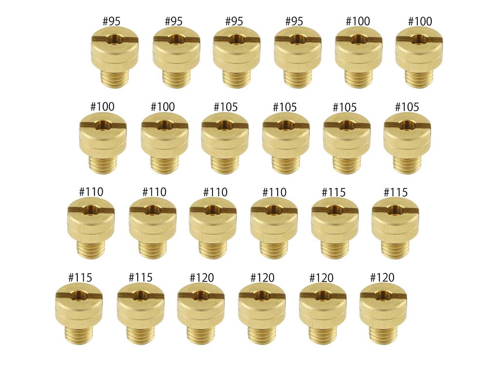 POSH Motorcycle Goods Main Jet 6 Oversize Main Jet Set Mikuni TM/TMR/MJN24/TDMR/VM22 (8X9) [Compatible] XJR400/R/S/R2(-2000) 720895-10