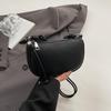 Ladies' Crossbody Bag Fashionable Versatile Solid Color Design Commuting Saddle Bag Casual Shoulder Bag For Women