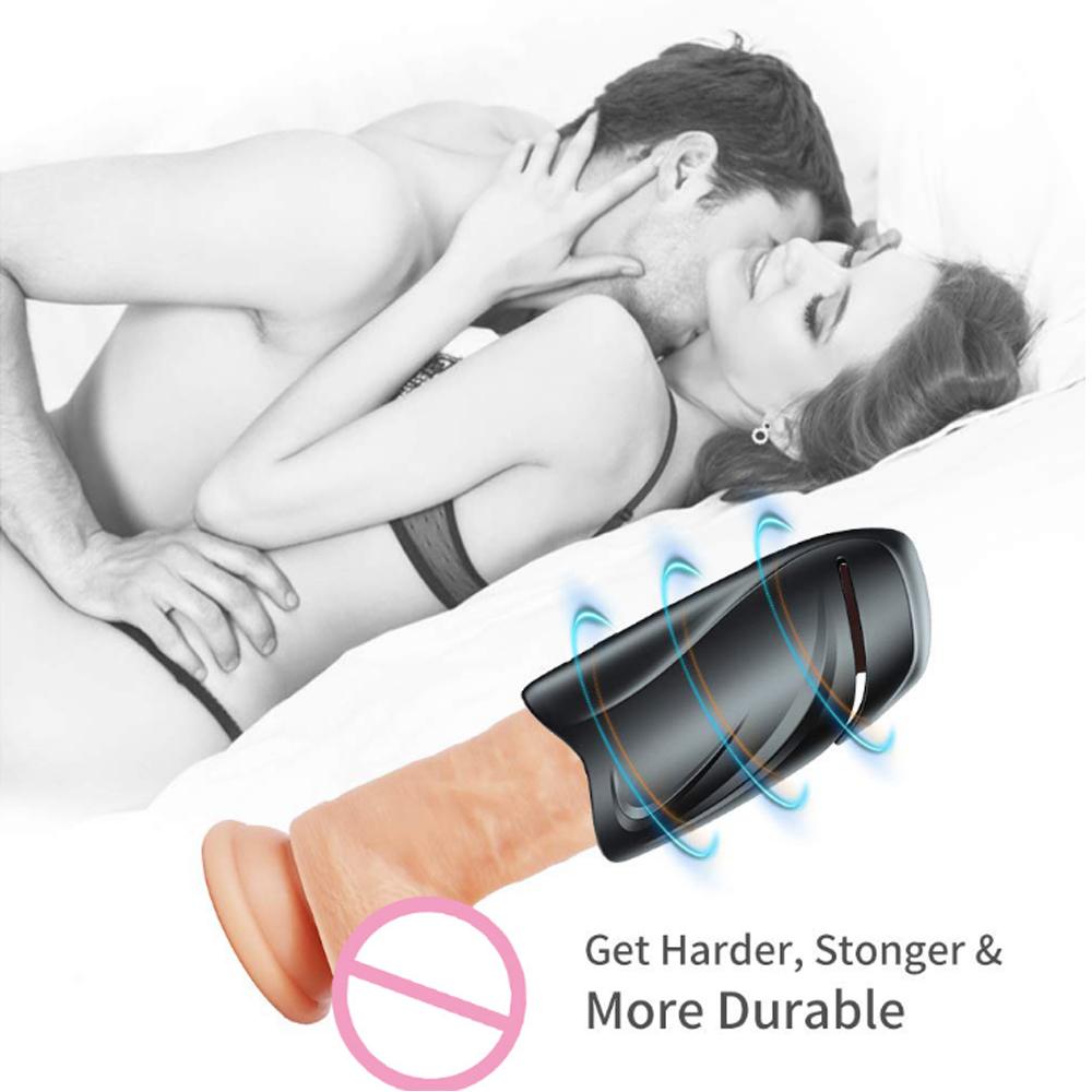 Powerful Vibrator Glans Massager Penis Stimulation Penis Delay Trainer Male Masturbator Sex Machine Sex Toys for Men Adults