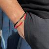 Rush Off Unisex Red & Black Casual Knot Bracelet 2 Set / Red & Black Casual Knot Bracelet 2 Set