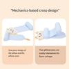 Baby Support Pillow Soft Breathable Infant Head Cushion for Newborns 0-12 Months Sleeping Lightweight Travel-friendly Baby Shaped Pillowcase