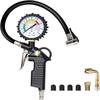 2023 Tyre Pressure Gauge 0-220 PSI Tyre Inflator with Pressure Gauge Air Compressor, Valve Air Chuck and 90 Degree Valve Extender