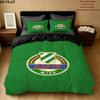 Sk Rapid Wien Pattern Bedding Uilt Set Uilt Cover Pillowcase Home Decoration Birthday Gift (1 * Duvet Cover + 2 * Pillowcase Without Core)