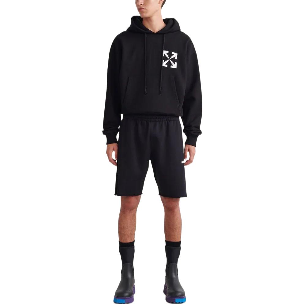 OFF WHITE SS22 Casual Shorts Regular Fit Men's Black OMCI006C99FLE0021001