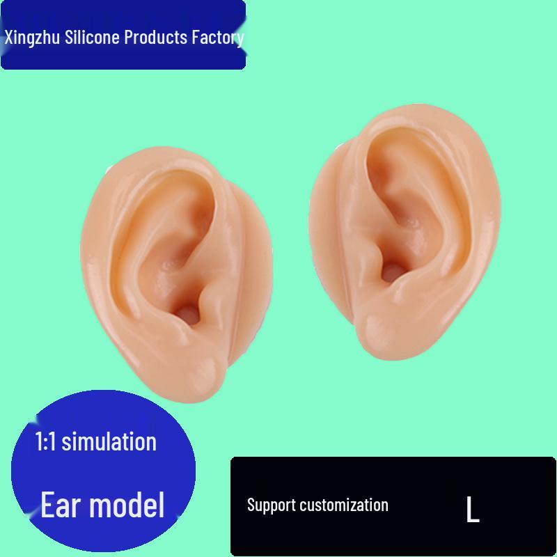 Silicone Ear Model for Piercing Practice