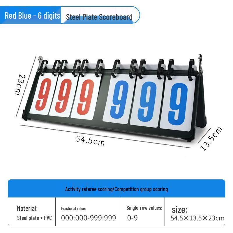 Vändbar poängtavla för basket & bordtennis