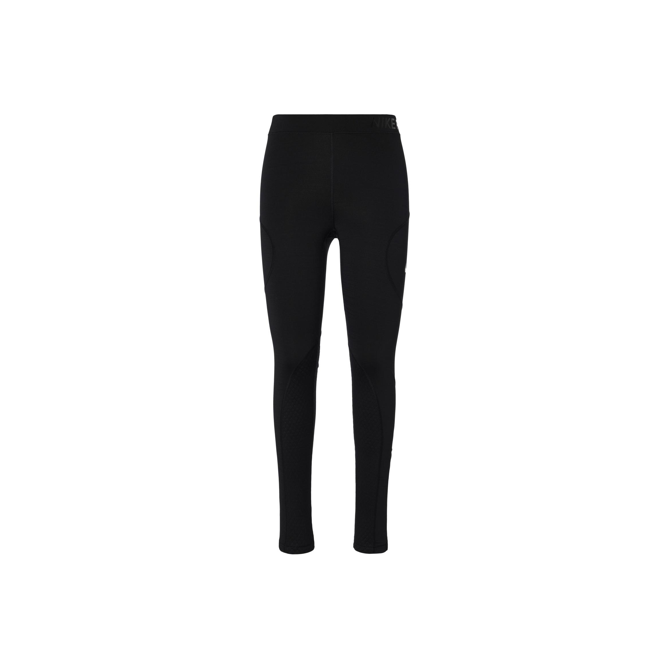 Женские черные спортивные штаны Nike Solid с быстрой сушкой, облегающие 932223-010 M white