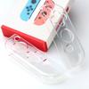 1 Pair Protective Case Transparent Scratch Resistant Dustproof TPU Game Controller Protective Cover for Nintendo Switch OLED Joy-con