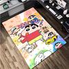 Crayon Shin-chan  Carpet Office Decorative Carpet For Living Room Bedroom Door Mat Floor Rug Computer Chair Area Rug