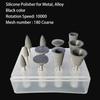 Jnsur Dental Dentistry Polishing Kit 12Pcs Silicone Grinding Heads For Low Speed Handpiece Ceramic/Composite/Metal/Alloy Teeth