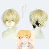 Fashion Anime Tokyo Revengers Cosplay Wig Matsuno Chifuyu Cosplay Golden Wig Heat Synthetic Fiber Hair