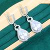 European and N Jewelry Anti Allergic Zircon Bracelet Necklace Earring Ring Full Diamond Jewelry Set