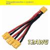 1Pcs 2/3-Way 12/14AWG Silicone Wire Male/Female Extension Y Splitter XT60 Parallel Battery Connector For Battery Charger Motor