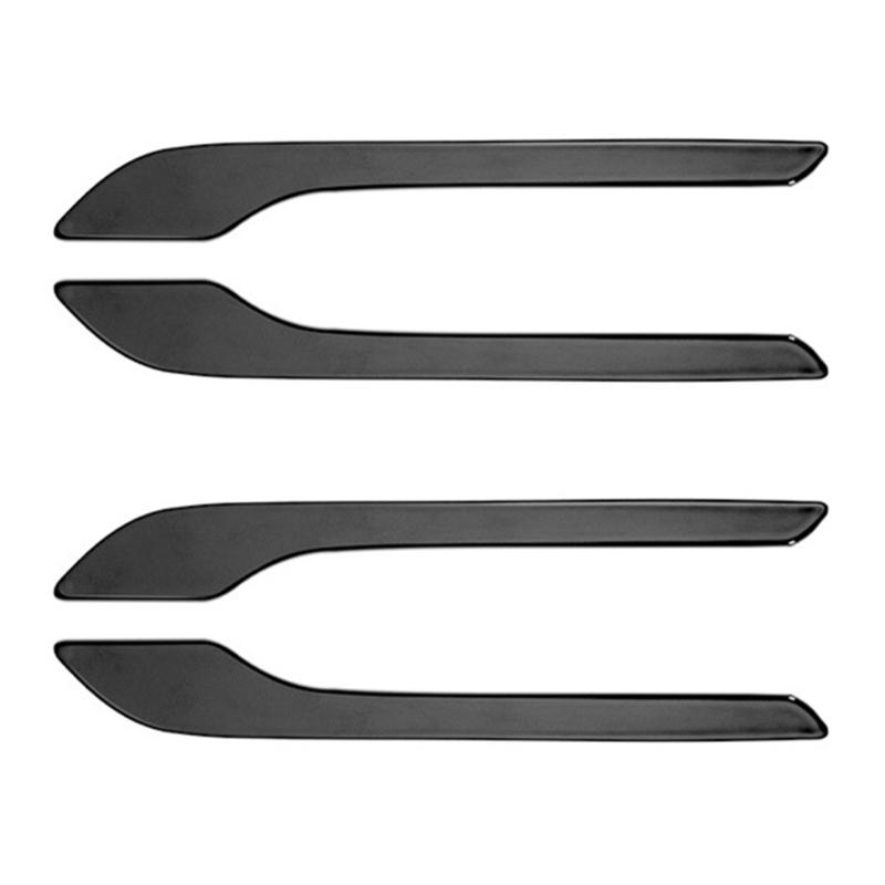 For Tesla Updated Model 3/Y Door Handle Protective Film Scratch Resistant ABS Transparent Protective Film, 4pc