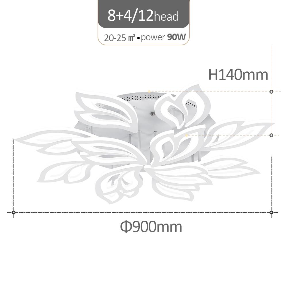 New modern LED ceiling light flower acrylic creative bedroom living room ceiling light fixture room light Home decoration