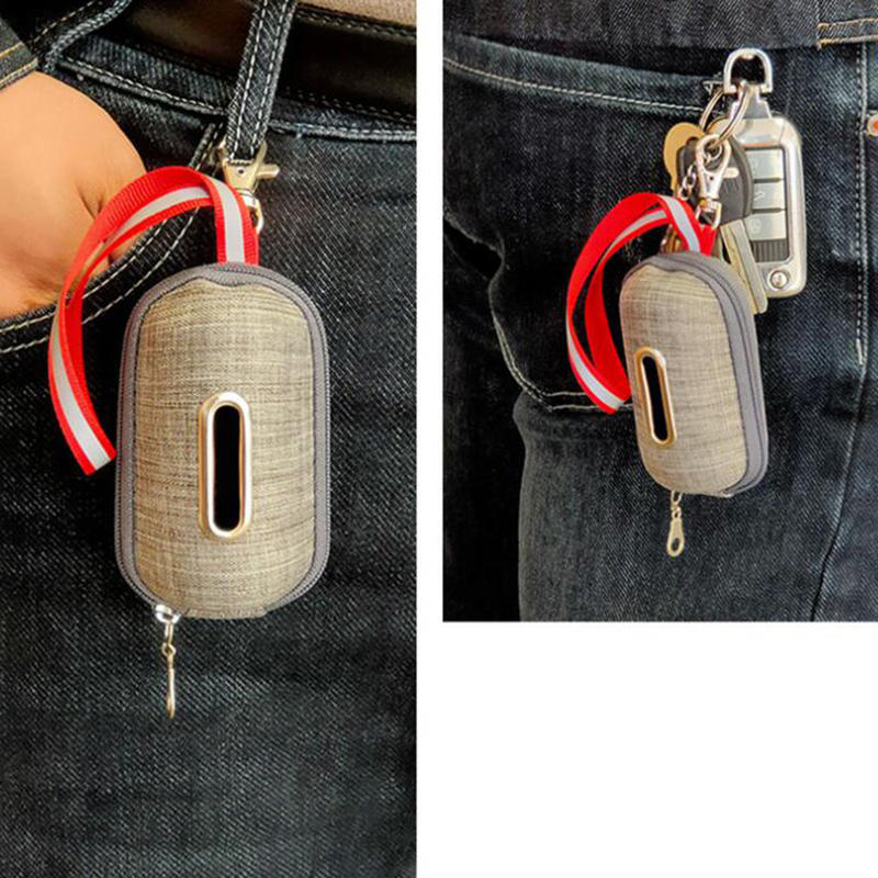 Portable Pet Dog Poop Bag Dispenser Pick-Up Bags Holder With Rope Cleaning Waste Garbage Box High Quality