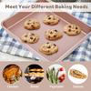 Gold 9/11/13inch Oven Baking Pan Rectangle Nonstick Cake Baking Tray Carbon Steel Bread Tray