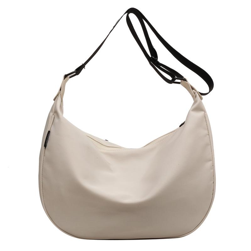 Casual Bag Women's Autumn and Winter New Large-capacity Wide Shoulder Strap Messenger Bag Nylon Cloth Large-capacity Shoulder Bag Tide