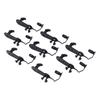 8PCS Floor Carpet Clips 08210 00820 Slip Resistant Black Fit for ES330 ES35 GS300 GS350 GS430 GS450h GS460 GX470 HS250h