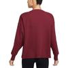 Nike Sportswear Luxe Waffle Long Sleeve Crew Women Tops Dark-Red HV8466677