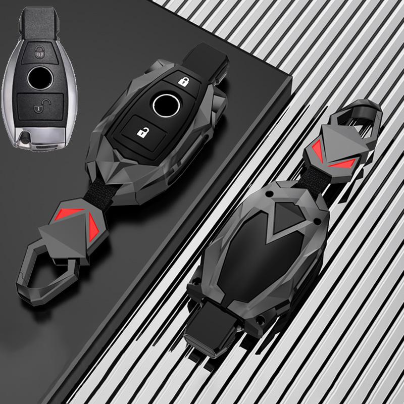 Car Key Case Cover Shell For Mercedes Benz C E S Class Glc W206 W223 W214 E300 C260 C300 S450 S500 S400 Fob Accessories