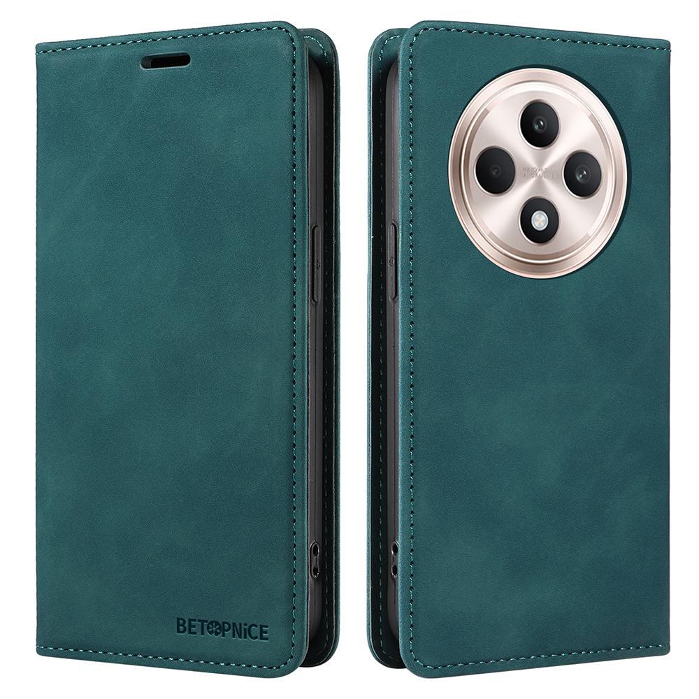 BETOPNICE 003 Dla Oppo Reno12 F 4G Etui Portfel Skórzany Pokrowiec na Telefon ze Stojakiem