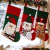 Elk Christmas Stockings Santa Claus Santa Gift Pocket Ornaments Candy Bag  Christmas