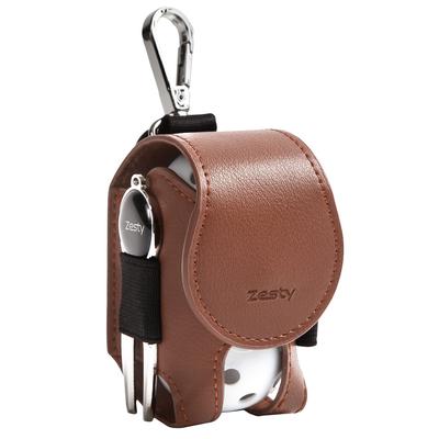 Zesty Golf Ball Case Golf Ball Pouch for Players Who Focus On Functionality Golf Supplies Green Fork Regular (Brown, Type)