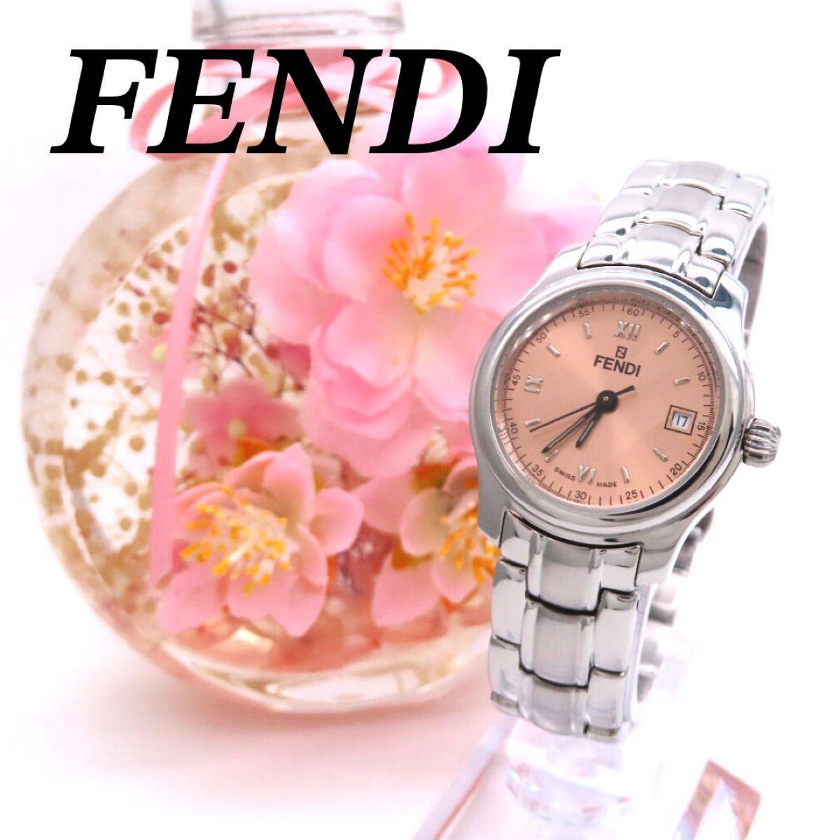 Used Extremely beautiful item 210L FENDI Fendi watch pink ladies