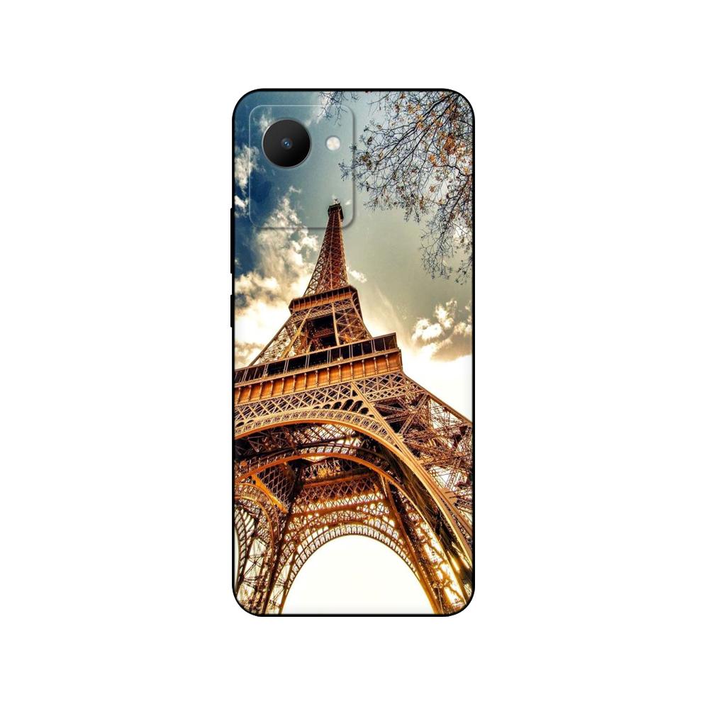 Für Realme C30 Hülle Rückseite für OPPO RealmeC30 4G C 30 Handyhülle Weiche Silikonhülle Schutzstoßfänger Funda Schwarze TPU-Hülle