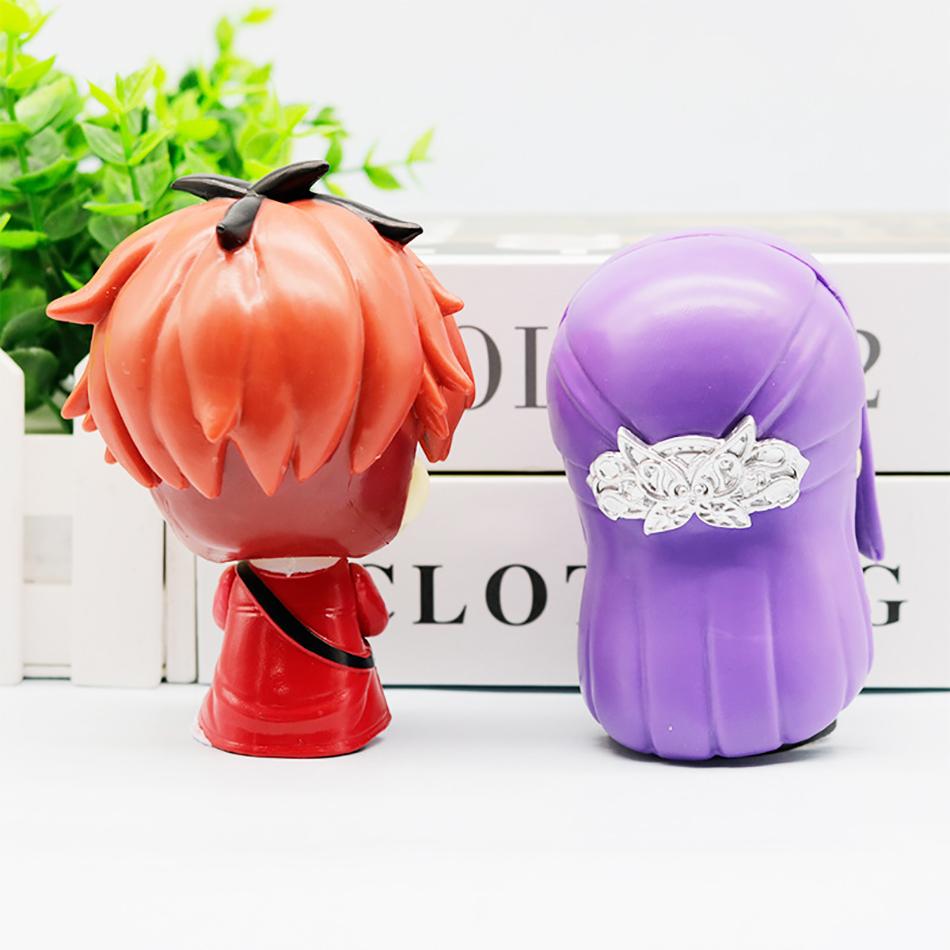 Anime Character Frieren: Beyond Journey'S End Handmade Q Version Big Head Frieren Sitting Doll Desktop Ornament Gift