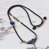 Stylish Adjustable Pendant Necklace for Men and Women - Non-fading, Handmade Rope Lanyard