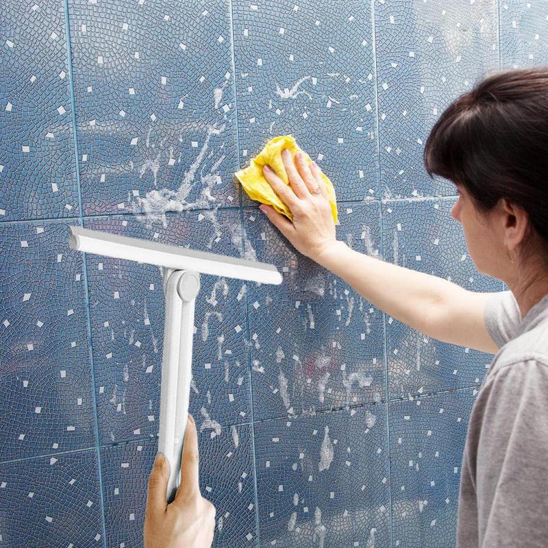Household Squeegees Multifunctional Cleaner Squeegee Folding Shower Squeegee For Shower Glass Door Bathroom Cleaner Tool