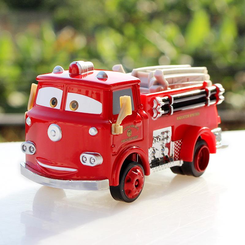 Cars 2 Little Red Fire Truck Alloy Toy Car Model for Kids