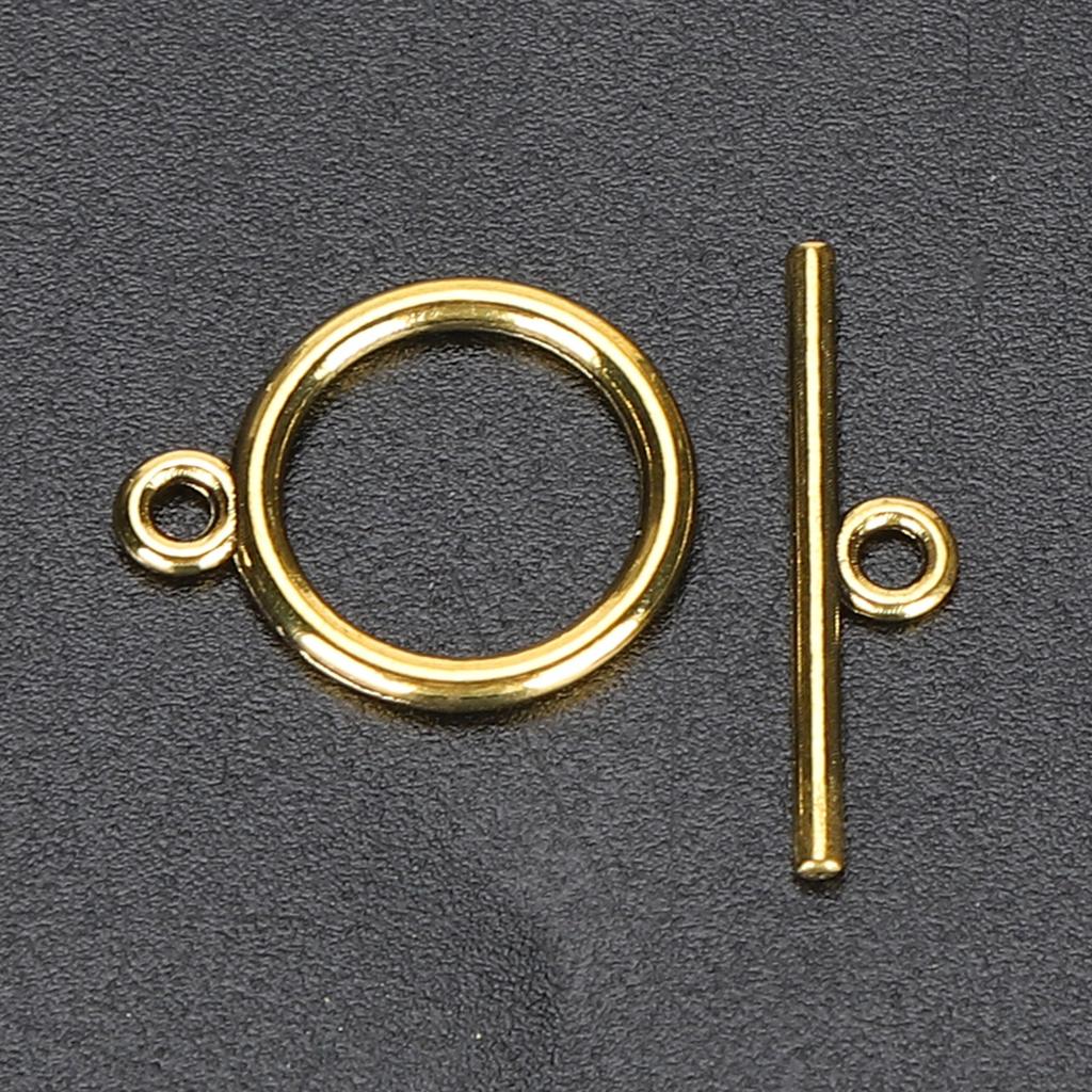 100 Sets Toggle Clasps Alloy 2mm OT Buckle   Jewelry Making Supplies for Necklace Bracelet