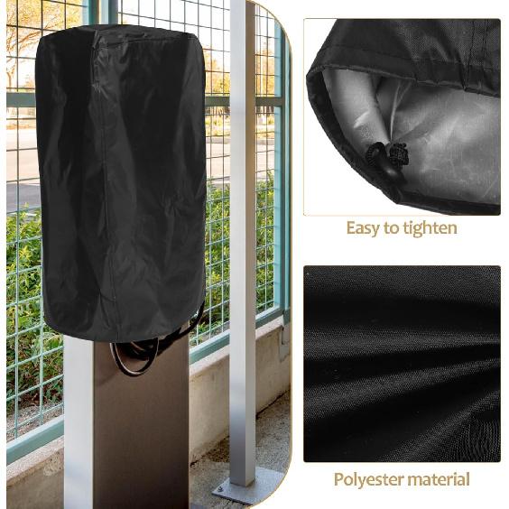 Outdoor EV Charger Post Cover: Waterproof Protective Case for Electric Vehicle Charging Station, Weather-Resistant & Dustproof, 27.5 X 13.8 X 9.8