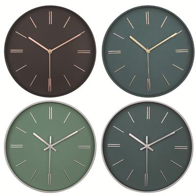 12-Zoll 30CM Einfache Wohnzimmeruhr Stumm Mode Dreidimensionale Literale Wanduhr Stil