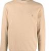 Polo Ralph Lauren FW21 Logo Bestickter Rundhals-Pullover Herren Pullover Braun 710849451-003