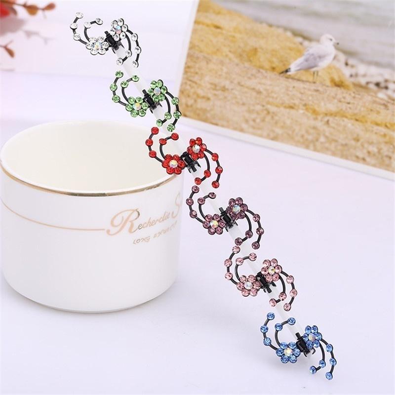 1 položka (6ks) Svatební svatební spona do vlasů květinová šperky vlasové doplňky vločka klip květinový mini