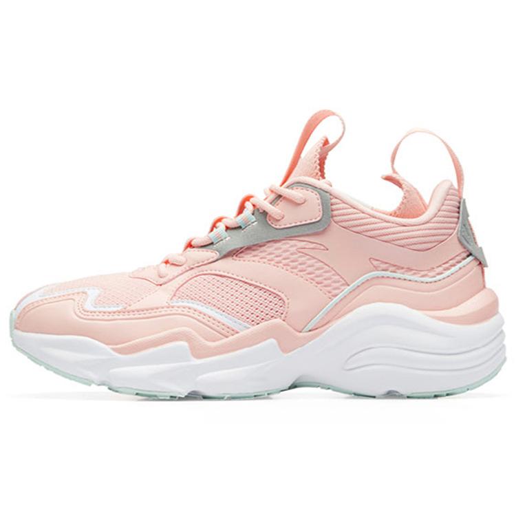 New Anta Height Increasing Low Top Chunky Sneakers Women's Pink 92938867-1