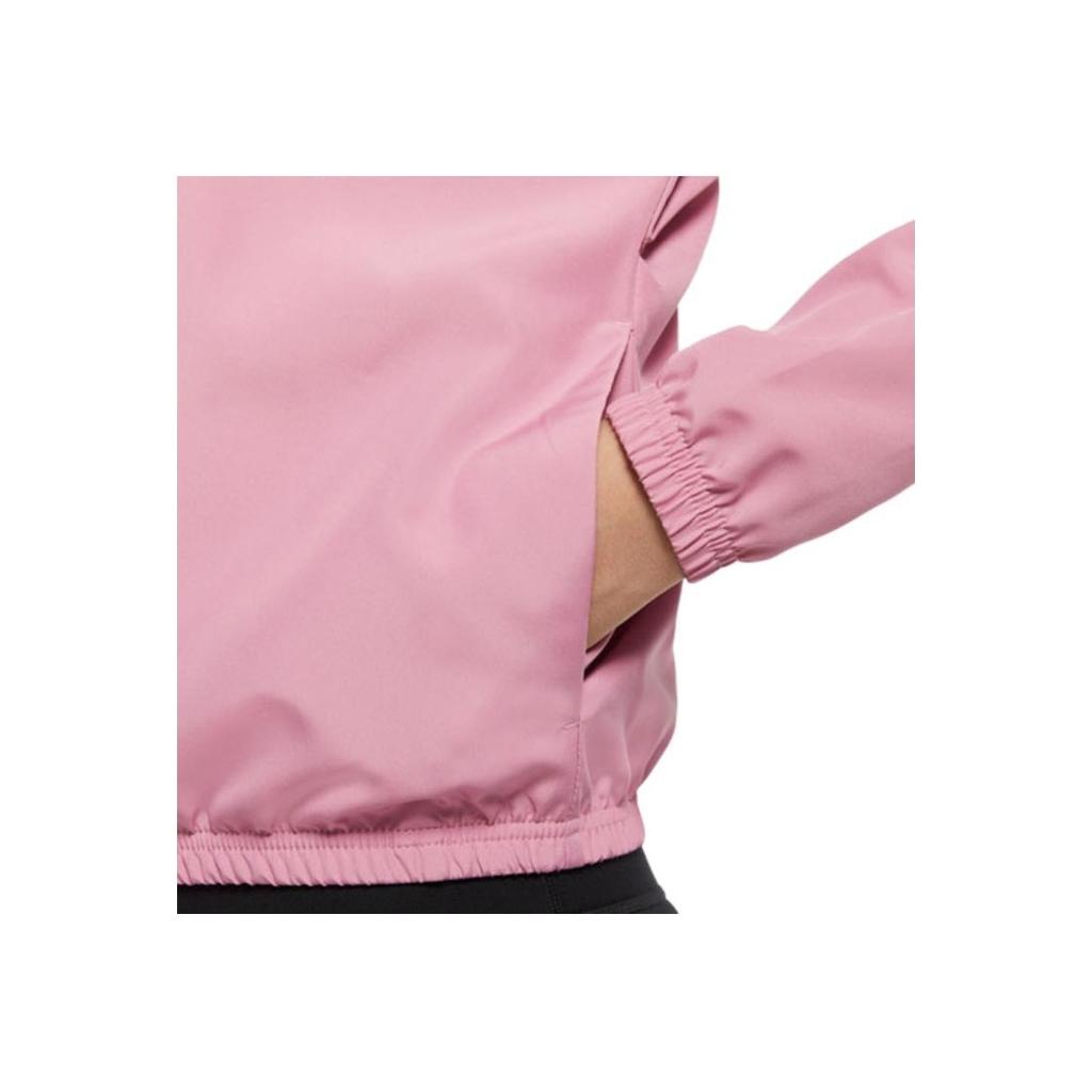 Nike Dri-FIT Swoosh Run Reflective Logo Print Packable Stand Collar Jacket Women Jacket Pink DD4926-630