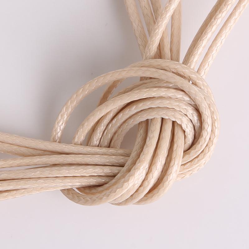 Korean Waxed Rope for DIY Jewelry - 1-2mm Colorful Necklace & Bracelet Cord