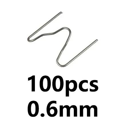 100-600Pcs Auto Plastic Repair Welding Nails Car Bumper Repair Welded Stud Precut Wave Nails Machine Welding Hot Stapler