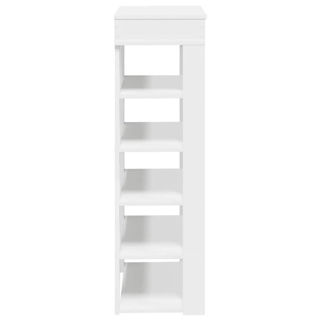 Shoe Rack White 60 x 30 x 98 cm Engineered Wood