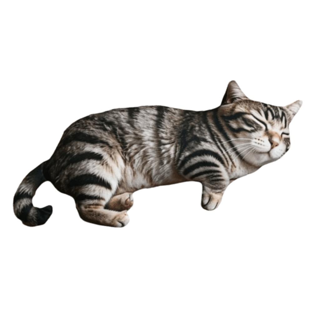 PP Cotton Filled Animal Body Pillow Plush Material Cat Keychain Animal Cushion Doll Toys For Kids