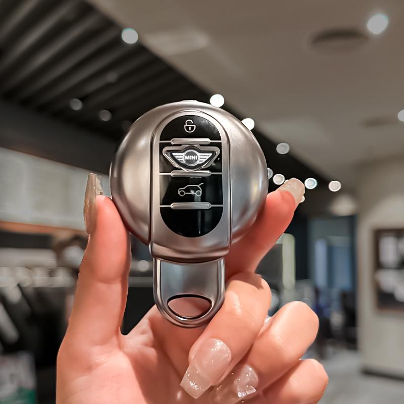 Hot 2025 Gun Gray TPU Car Remote Key Case Cover For BMW Mini COOPERS COUNTRYMAN ONE JCW CLUBMAN F56 F55 F54 F57 F60 Roadster Acc