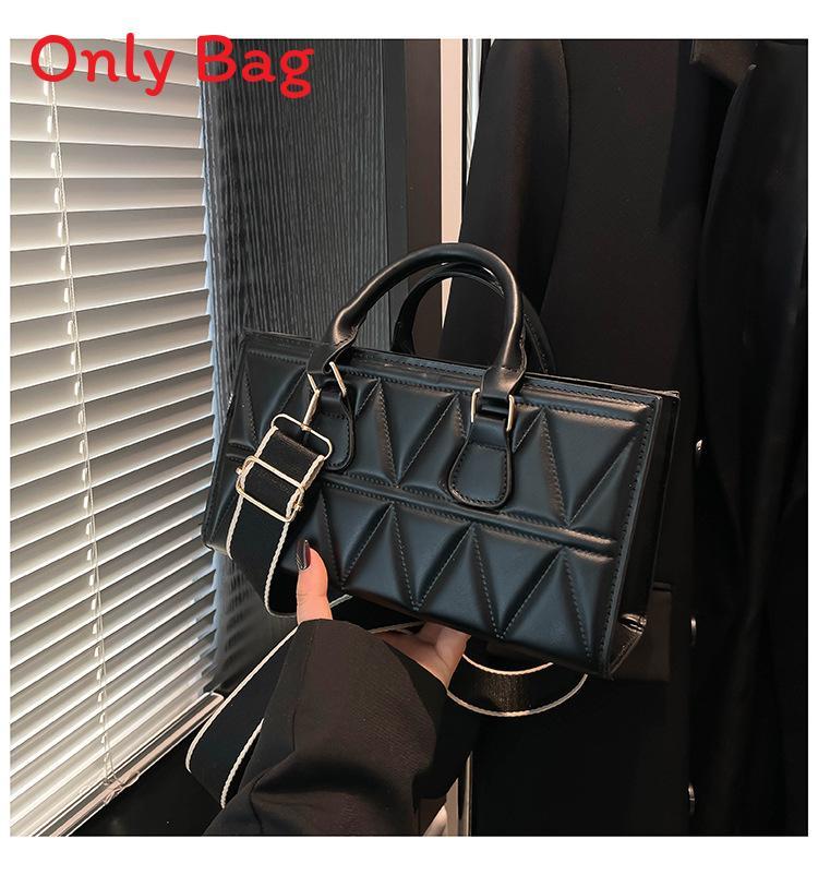 

Pu Small Square Bag With Zipper Closure For Daily Casual Use Black