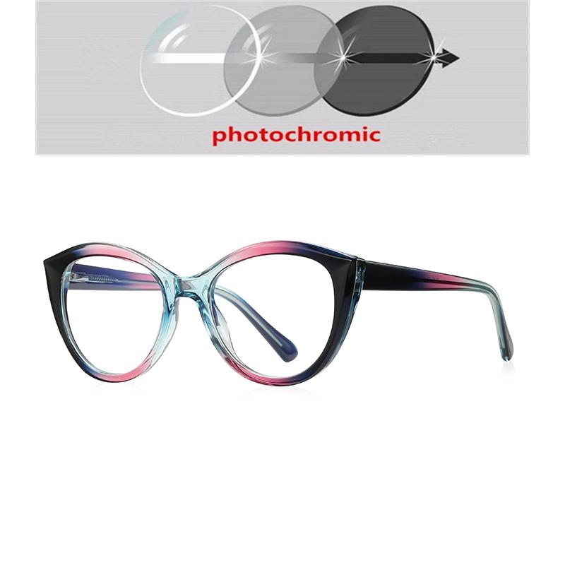 Leopard Frame Round Presbyopic Glasses Women Fashion TR90 Farsightedness Spectacles 0 To +6 0