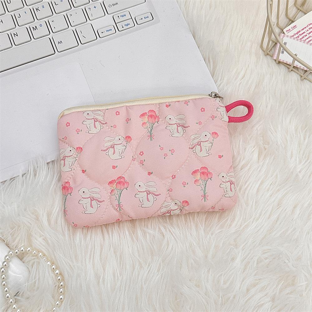 

Portable Storage Bag Purse Women Mini Makeup Handbags Cute Cartoon Small Travel Cosmetic Lipstick Earphone Bag Card Wallet Pouch